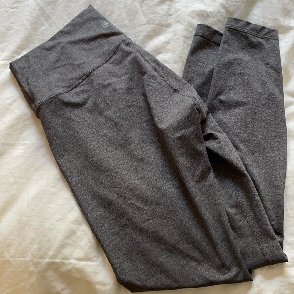 Lululemon Graphite Grey Leggings Size 12